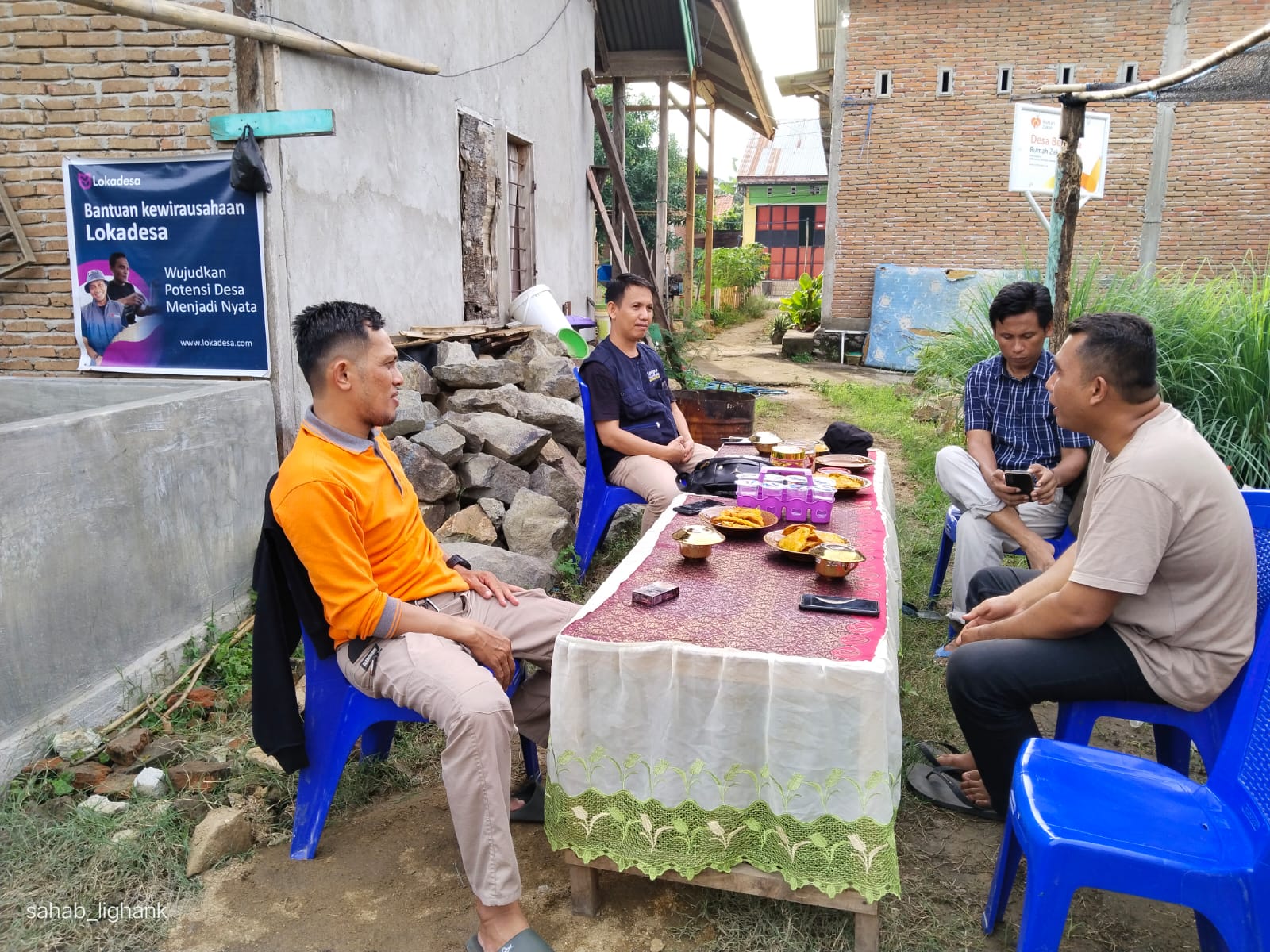 Ngopi Santai Bersama Kabid Ekonomu Disperindag, Ketua HPDKI, dan Asosiasi Peternak Kambing Pedaging Wonomulyo